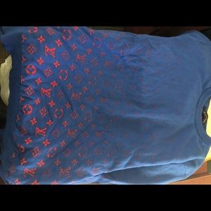 Louis Vuitton monogram crew neck